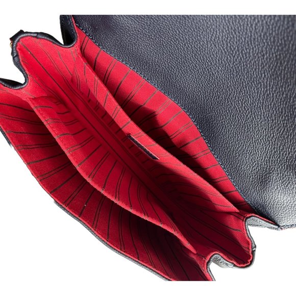 LOUIS VUITTON Metis Crossbody Pochette Monogram Empreinte Leather Marine Rouge - Picture 10 of 15